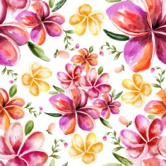 Watercolor floral seamless pattern N26