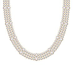 Chunky chain with pearls necklace or bracelet