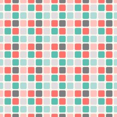 Abstract geometric square seamless pattern illustration N3