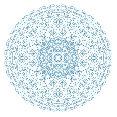 Mandala Round Ornament Pattern Vintage decorative elements