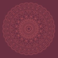 Mandala Round Ornament Pattern Vintage decorative elements N2