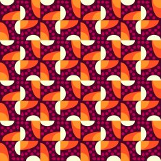 Abstract seamless pattern motif background Geometric colorful shapes composition N4