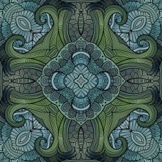 Abstract vector tribal ethnic background N44