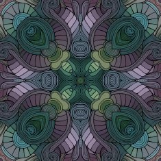 Abstract vector tribal ethnic background N46