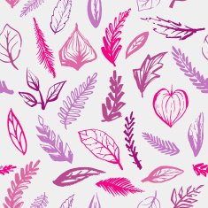 Seamless leaf pattern N9