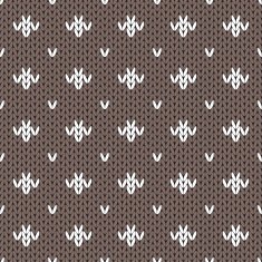 Abstract knitted seamless pattern background Vector