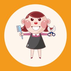 hair designer theme elements