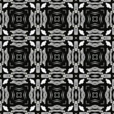 Seamless pattern with abstract motives N9