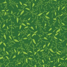 Floral seamless pattern with leaves illustration N2