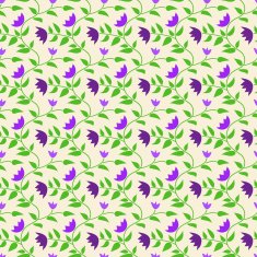 Spring style seamless background floral pattern