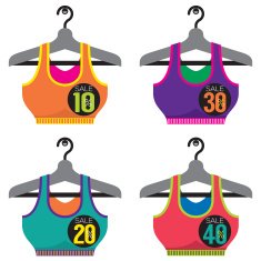 Colorful Sport Bras On Sale