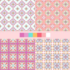 Geometric seamless pattern N26
