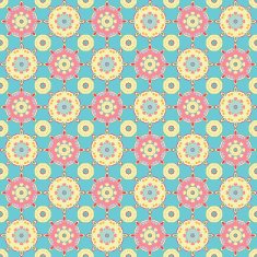 Geometric seamless pattern N34