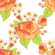 Seamless floral background N114
