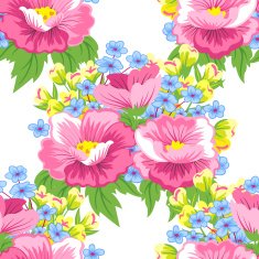 Seamless floral background N115
