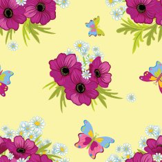 Seamless floral background N119