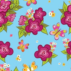 Seamless floral background N120
