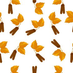 Seamless pattern with leaf abstract leaf texture endless background