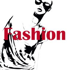 Fashion girl in sketch-style N44