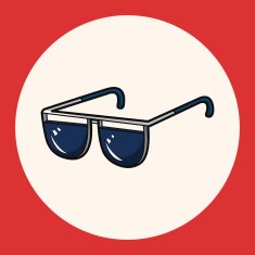 sun glasses theme elements