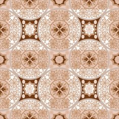 Beige abstract seamless lace pattern