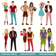 Couples and lovers set N2