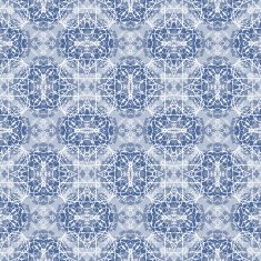 Seamless Calligraphy Pattern in white and blue N2