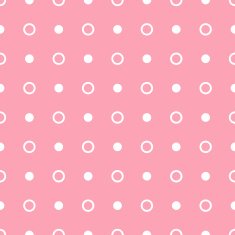 Vector geometric pink seamless pattern Dots simple background