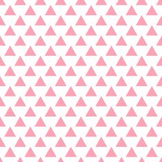 Vector geometric pink seamless pattern Triangles simple background