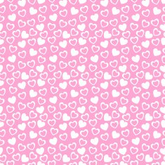 Seamless geometric pattern with hearts illustration N22