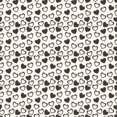 Heart shape seamless pattern