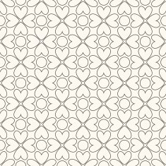 Floral seamless pattern Black and white colors
