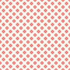 Floral seamless pattern Red and white shabby colors N3