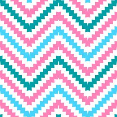 Cute tribal zig zag seamless pattern illustration