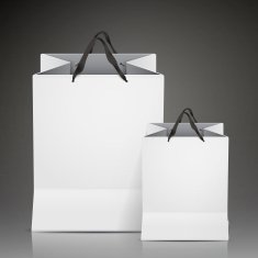 white shopping bags set N5