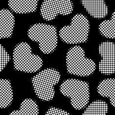 hearts halftone
