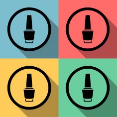 Vector nail polish Illustration EPS10 N6