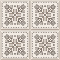 Brown ceramic tile N5