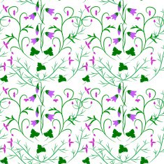Flowers Colorful Seamless Pattern Background Vector
