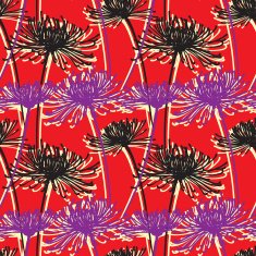 Seamless fashion pattern with flowers N4