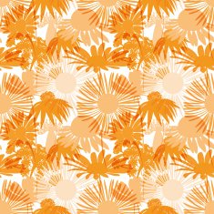 Seamless vector pattern with flowers N8