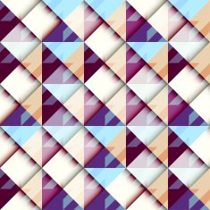 Houndstooth pattern on abstract geometric background
