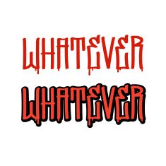 Whatever graffiti