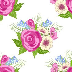 Seamless floral background N123