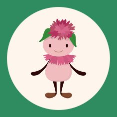flower elf theme elements vector eps N3