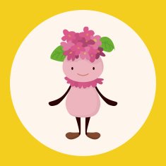 flower elf theme elements vector eps N5