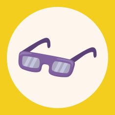 glasses theme elements vector eps N2
