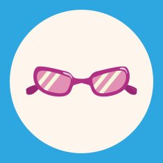 glasses theme elements vector eps N12
