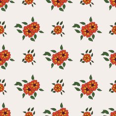 Seamless Floral Pattern N496