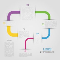 Lines infographic N2